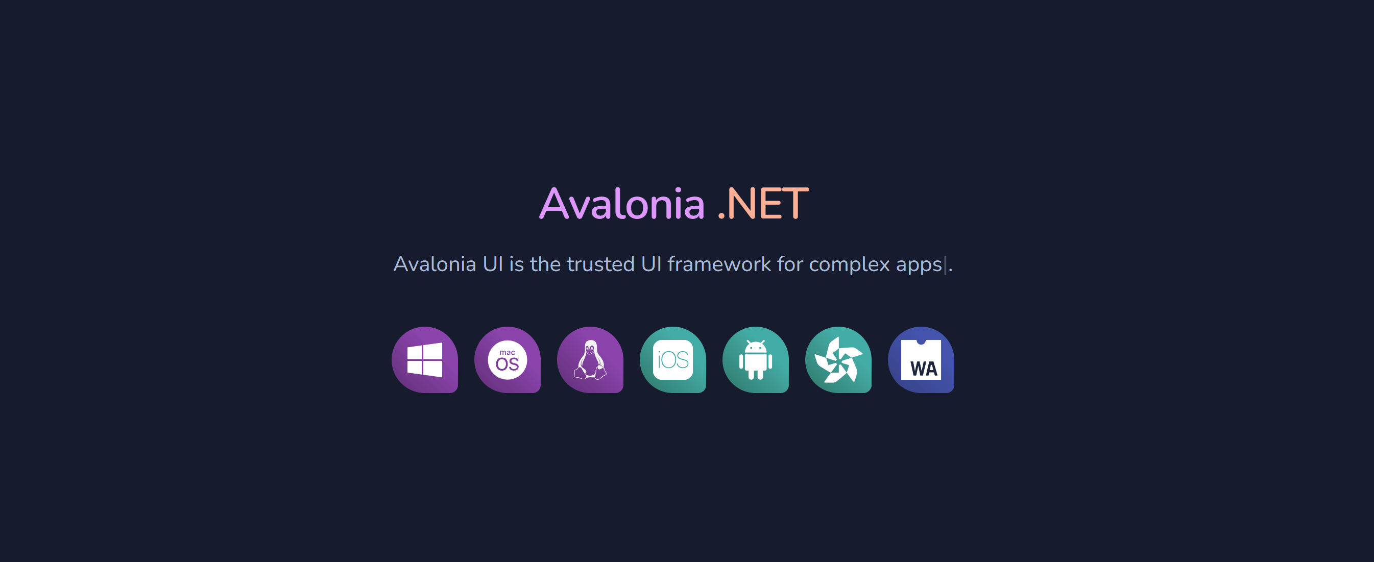 Avalonia 体验